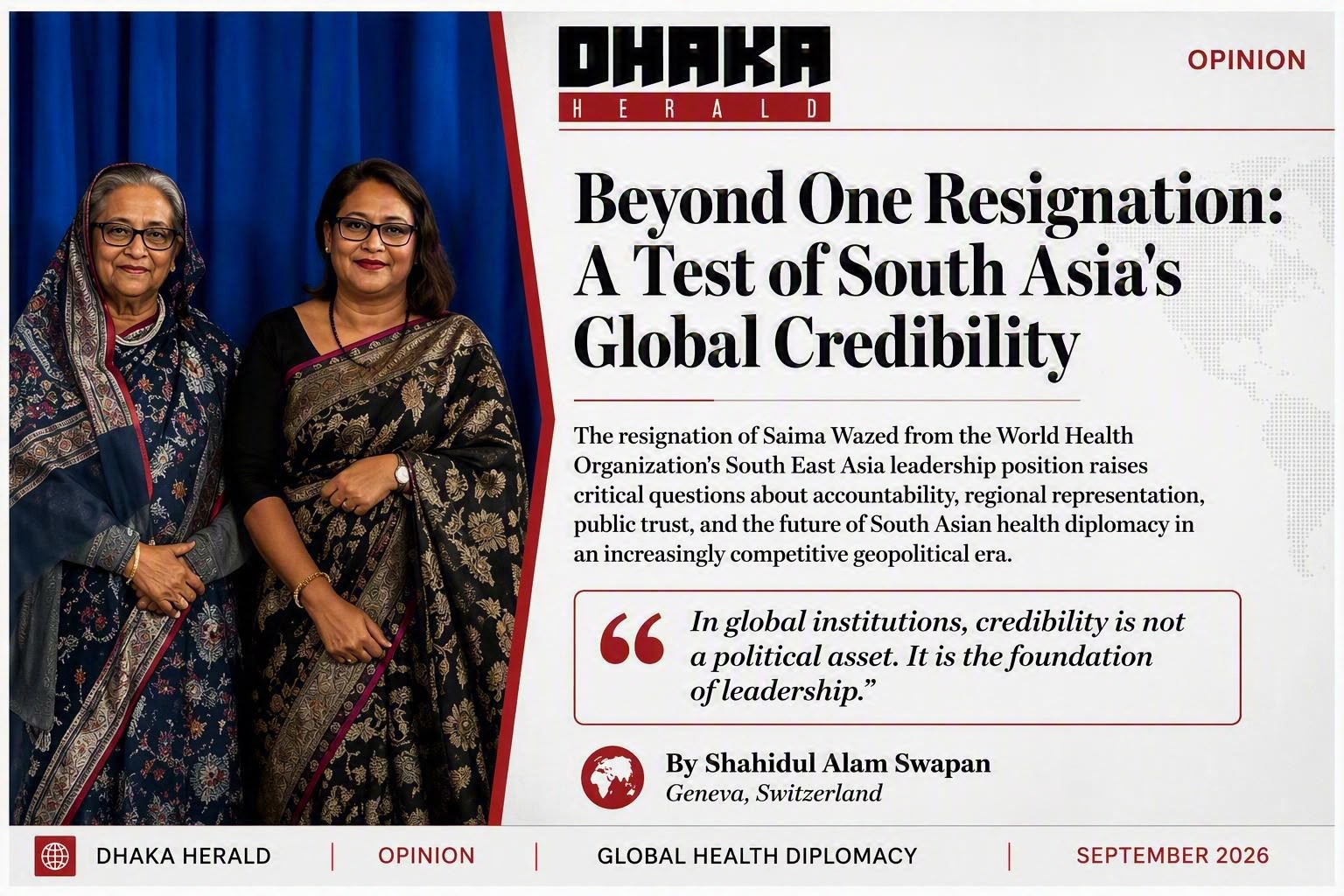 What South Asia Must Learn from the Saima Wazed Episode