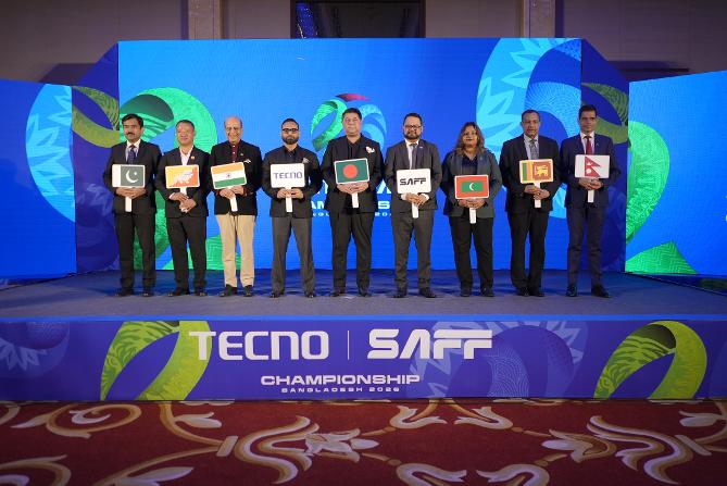 TECNO and SAFF Officially LaunchTECNO SAFF Championship Bangladesh 2026
